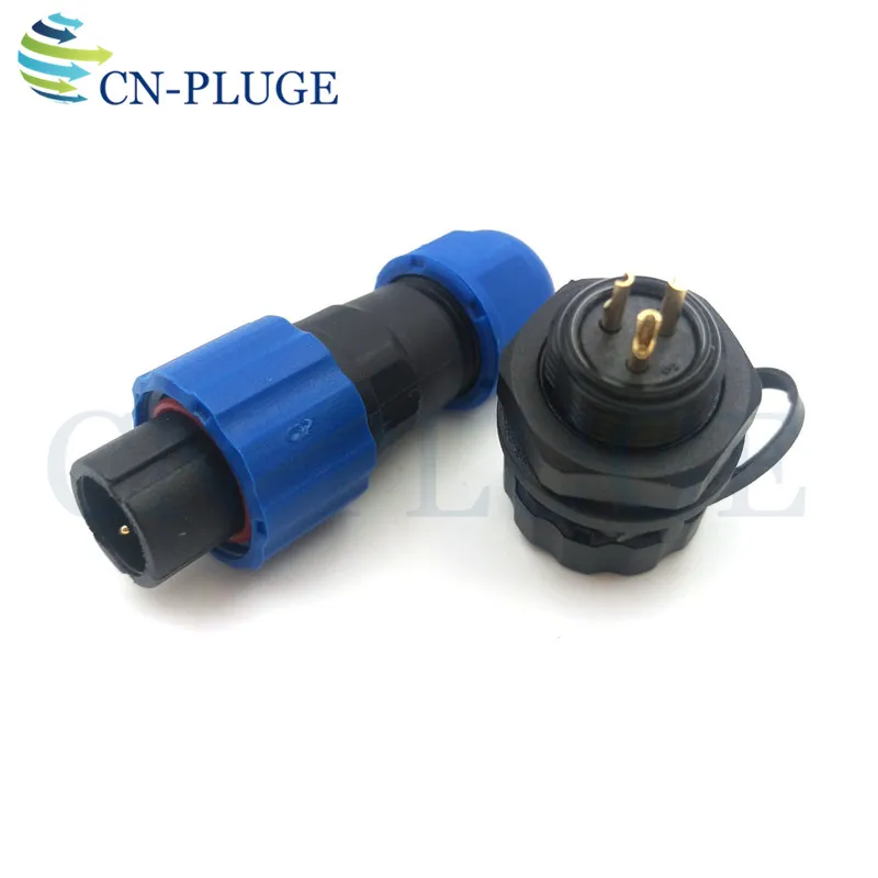 SD13 Waterproof 3 pin LED Power Cable Connector,Outdoor Automotive 12mm Panel Mount Connector Male Plug Female Socket IP68
SD13 Waterproof 3 pin LED Power Cable Connector,Outdoor Automotive 12mm Panel Mount Connector Male Plug Female Socket IP68