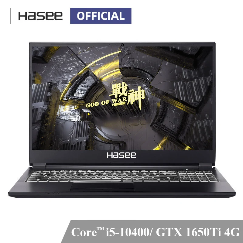 Ноутбук Hasee ZX6Ti CU5DS для игр (i5 10400 + GTX1650Ti/16G RAM/512G SSD/15 6 "飨hz 45% NTSC IPS)|Ноутбуки| |