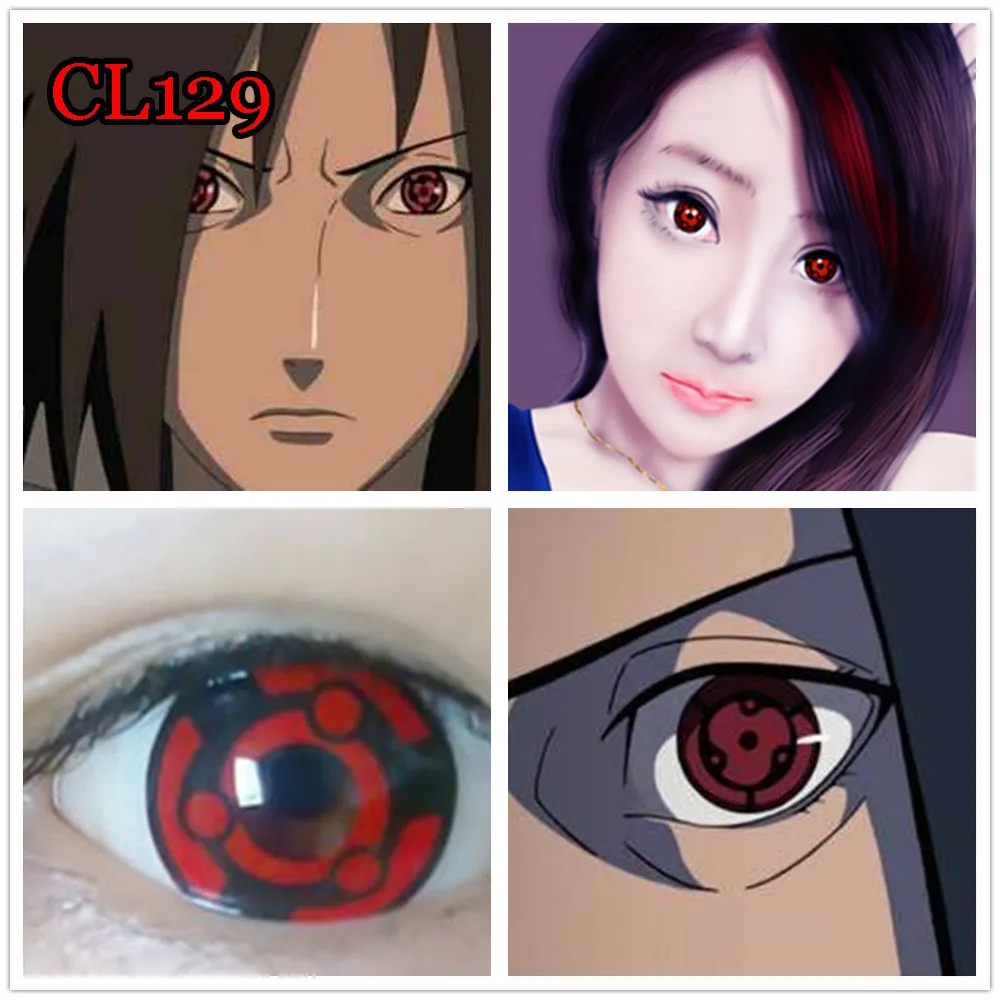 Colored Contact Lenses Color Hallowen lens for Eyes Uchiha Eye Cosplay Naruto Sharingan Series CL129
Colored Contact Lenses Color Hallowen lens for Eyes Uchiha Eye Cosplay Naruto Sharingan Series CL129