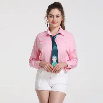 Women's Pure Color Student Girl Style Fashion Shirt Female Spring Summer Long Sleeve Lapel Single Row Button Shirt with Tie
Women's Pure Color Student Girl Style Fashion Shirt Female Spring Summer Long Sleeve Lapel Single Row Button Shirt with Tie
