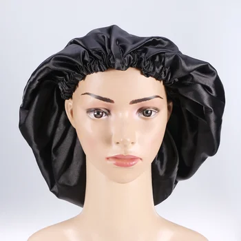 Satin Surface Sleep Cap Double-Deck Extra Large Size Drawstring Sleep Cap for Woman Lady Female Red
Satin Surface Sleep Cap Double-Deck Extra Large Size Drawstring Sleep Cap for Woman Lady Female Red