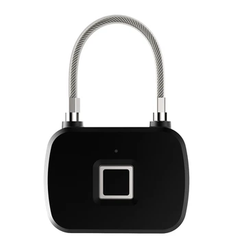 Fingerprint Lock Smart Padlock Thumbprint Door Padlocks Portable Anti-Theft Fingerprint Lock for Bag Drawer Suitcase
Fingerprint Lock Smart Padlock Thumbprint Door Padlocks Portable Anti-Theft Fingerprint Lock for Bag Drawer Suitcase