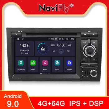 NaviFly 7 inch 2 Din Autoradio navigation gps Android 9 car dvd player for Audi A4 S4 B6 B7/RS4 2002 - 2008 IPS DSP WIFI BT RDS
NaviFly 7 inch 2 Din Autoradio navigation gps Android 9 car dvd player for Audi A4 S4 B6 B7/RS4 2002 - 2008 IPS DSP WIFI BT RDS