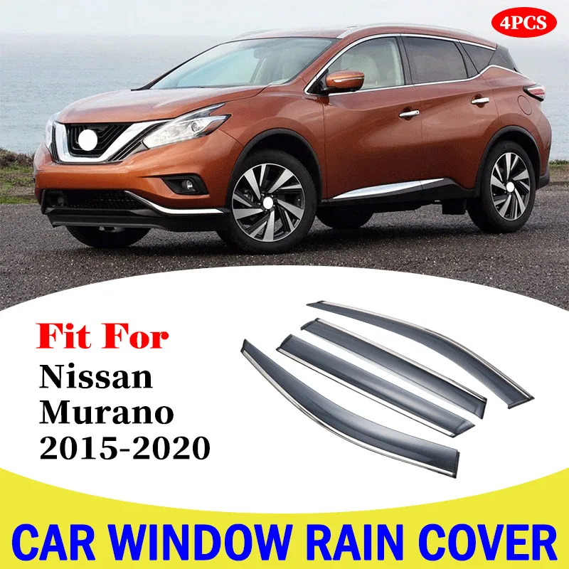 For Nissan Murano 2015-2020 Car Window Visor Wind Deflector Rain Sun Visor Shield Cover Awnings cover Car Accessories 4pcs
For Nissan Murano 2015-2020 Car Window Visor Wind Deflector Rain Sun Visor Shield Cover Awnings cover Car Accessories 4pcs