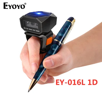 Eyoyo EY-016L 1D Wearable Ring Barcode Scanner Bluetooth 2.4GHz Wireless USB Wired Connection Mini Finger Bar Code Reader 
Eyoyo EY-016L 1D Wearable Ring Barcode Scanner Bluetooth 2.4GHz Wireless USB Wired Connection Mini Finger Bar Code Reader