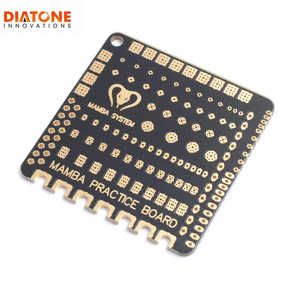 1PC Diatone Mamba Welding Soldering Practice Board 49x49x1.6mm for RC Drone FPV Racing Models Multicopter Parts Accessories
1PC Diatone Mamba Welding Soldering Practice Board 49x49x1.6mm for RC Drone FPV Racing Models Multicopter Parts Accessories