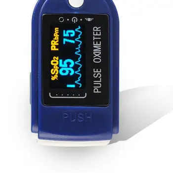 Fingertip Pulse Oximeter New Home Blood Oxygen Saturation Monitor ABS PC Low Power Consumption Automatic Standby Or Sleep