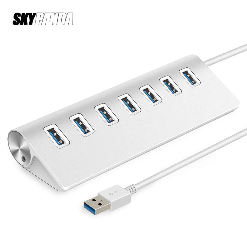 7-портовый концентратор USB 3,0 из алюминиевого сплава, 60 см, порт кабеля, способный до 5 Гбит/с, Супер Скоростной Противоскользящий разветвитель для зарядки ноутбука, настольного компьютера
7-портовый концентратор USB 3,0 из алюминиевого сплава, 60 см, порт кабеля, способный до 5 Гбит/с, Супер Скоростной Противоскользящий разветвитель для зарядки ноутбука, настольного компьютера
