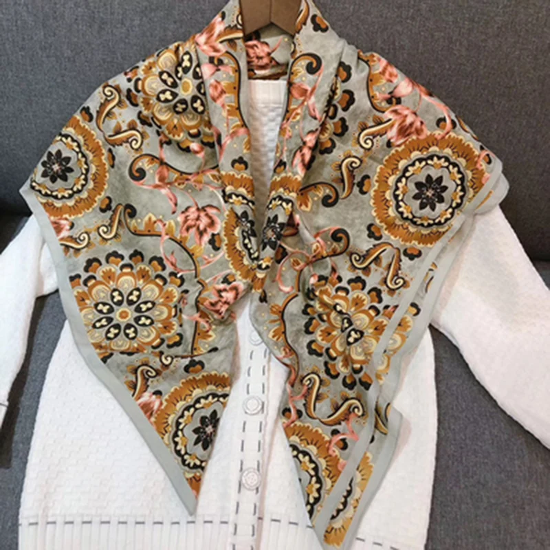 Morandi Scarf Gradient Flower Spring And Autumn Silk Scarf High Grade Color Matching Versatile Fashion Shawl Scarf
Morandi Scarf Gradient Flower Spring And Autumn Silk Scarf High Grade Color Matching Versatile Fashion Shawl Scarf