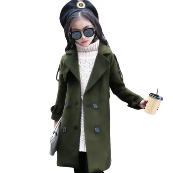 Girls Winter Jackets Long Woolen Coats For Kids Girls Casual Autumn Children's Clothes Teenage Clothing For Girls 6 8 12 Years 
Girls Winter Jackets Long Woolen Coats For Kids Girls Casual Autumn Children's Clothes Teenage Clothing For Girls 6 8 12 Years