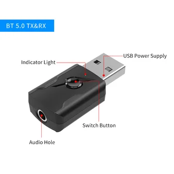 4 In1 Bluetooth 5.0 Audio Receiver Transmitter Mini Stereo Bluetooth AUX USB 3.5mm Socket For TV PC Car Kit Wireless Adapter
4 In1 Bluetooth 5.0 Audio Receiver Transmitter Mini Stereo Bluetooth AUX USB 3.5mm Socket For TV PC Car Kit Wireless Adapter
