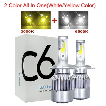Dual Color LED Turbo Car Headlights H7 H4 H1 H8 H11 Auto Fog Light Bulb 80W 8000LM Automobiles Headlamp 6000K 4300K 8000K
Dual Color LED Turbo Car Headlights H7 H4 H1 H8 H11 Auto Fog Light Bulb 80W 8000LM Automobiles Headlamp 6000K 4300K 8000K
