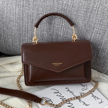 2019 new women's bag fashion small square bag high-quality Messenger bag wild shoulder bag trend simple handbag
2019 new women's bag fashion small square bag high-quality Messenger bag wild shoulder bag trend simple handbag