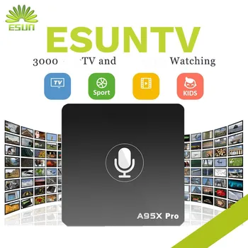 with 1 year A95X Pro Voice Control ESUN IPTV Android 7.1 TV Box Germany Netherlands Spain Portugal Albania USA UK Canada XXX
with 1 year A95X Pro Voice Control ESUN IPTV Android 7.1 TV Box Germany Netherlands Spain Portugal Albania USA UK Canada XXX