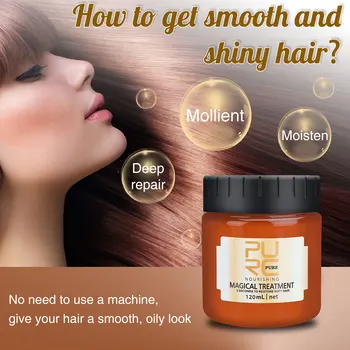 120ml PURC Magical treatment hair mask Nutrition Infusing Masque 5 seconds Repairs hair damage restore soft hair free shipping
120ml PURC Magical treatment hair mask Nutrition Infusing Masque 5 seconds Repairs hair damage restore soft hair free shipping
