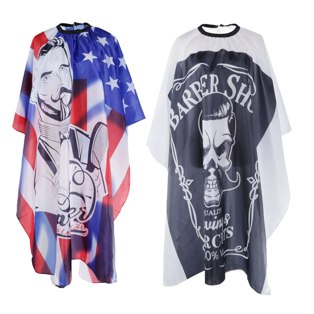 2x Stylist Cuttings Cape Coloring Perming Gown Wrap Cloth with Snap Buckle 2x Stylist Cuttings Cape Coloring Perming Gown Wrap Cloth with Snap Buckle