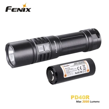 3000 Lumens Fenix PD40R Cree XHP 70 LED Super Bright USB Rechargeable Flashlight with 4500mAh 26650 battery
3000 Lumens Fenix PD40R Cree XHP 70 LED Super Bright USB Rechargeable Flashlight with 4500mAh 26650 battery