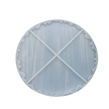 Large Agate Coaster Resin Molds 1 Pack Puzzle Silicone Mold for Resin Epoxy, 4 Quarter Circle Patterns with Irregular Edge, Thic
Large Agate Coaster Resin Molds 1 Pack Puzzle Silicone Mold for Resin Epoxy, 4 Quarter Circle Patterns with Irregular Edge, Thic