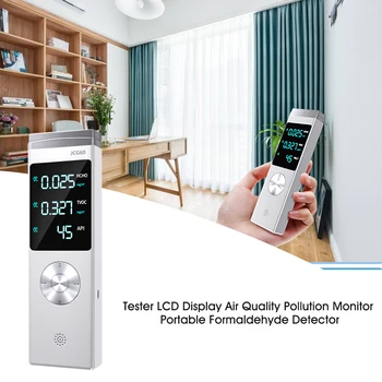 3D Convection USB Charging Accurate Formaldehyde Detector Tester HCHO TVOC API Air Quality Pollution Monitor LCD Display
3D Convection USB Charging Accurate Formaldehyde Detector Tester HCHO TVOC API Air Quality Pollution Monitor LCD Display