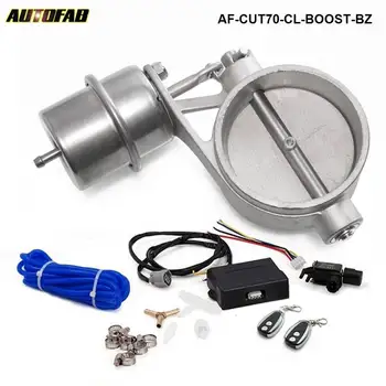 Exhaust Control Valve With Boost Actuator Cutout 70mm Pipe CLOSED with Wireless Remote Controller Set AF-CUT70-CL-BOOST-BZ
Exhaust Control Valve With Boost Actuator Cutout 70mm Pipe CLOSED with Wireless Remote Controller Set AF-CUT70-CL-BOOST-BZ
