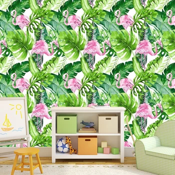 Vinyl Self Adhesive Wallpaper Watercolor Flamingo Tropical Peel and Stick Wall Papers for Furniture Children's Room Bedroom
Vinyl Self Adhesive Wallpaper Watercolor Flamingo Tropical Peel and Stick Wall Papers for Furniture Children's Room Bedroom