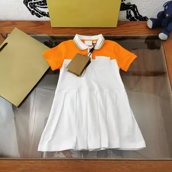 Y280 Summer Brand girl dress 2020 new small medium-sized girls two-color stitching lapel pleated dress
Y280 Summer Brand girl dress 2020 new small medium-sized girls two-color stitching lapel pleated dress