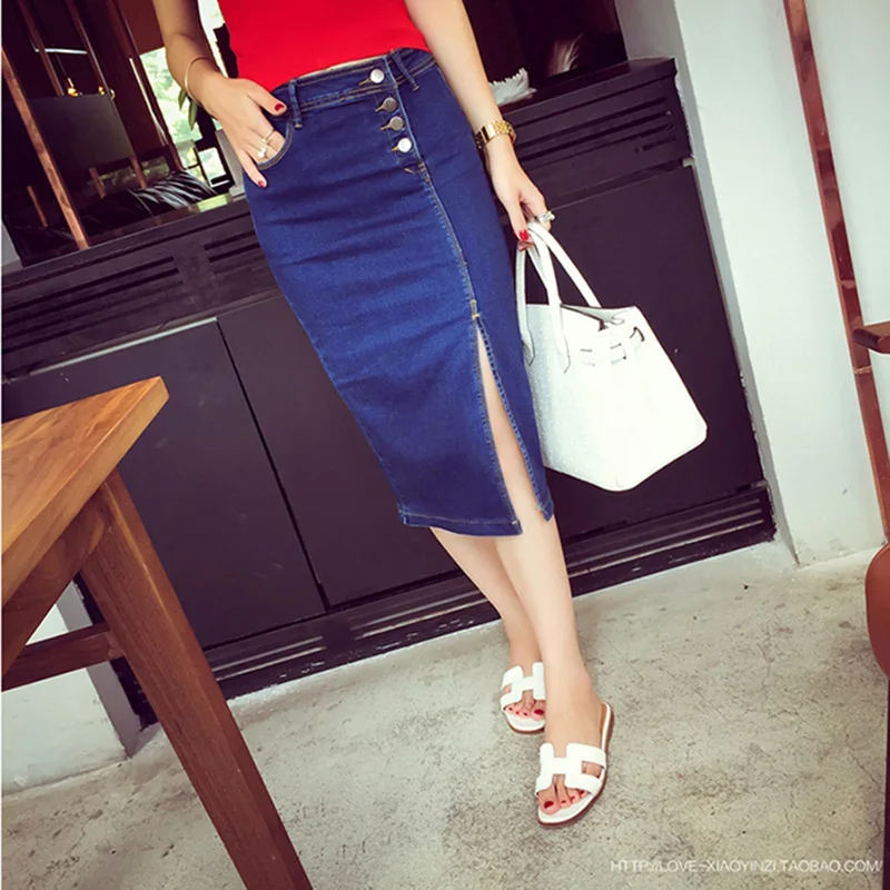 Cross-Border Special for Solid Color Buckle Western Style Spring and Summer Elastic Bag Hip Slimming Split Denim Skirt Female Fa
Cross-Border Special for Solid Color Buckle Western Style Spring and Summer Elastic Bag Hip Slimming Split Denim Skirt Female Fa