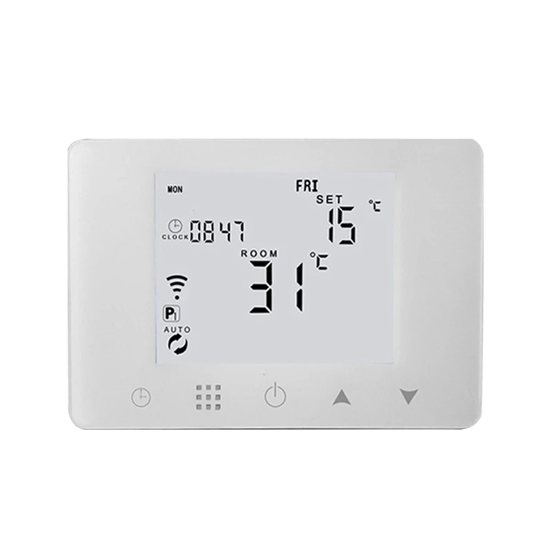 BGL09RF-WIFI Wireless Thermostat Boiler Gas Wall-Mounted Temperature Controller EU Plug 
BGL09RF-WIFI Wireless Thermostat Boiler Gas Wall-Mounted Temperature Controller EU Plug