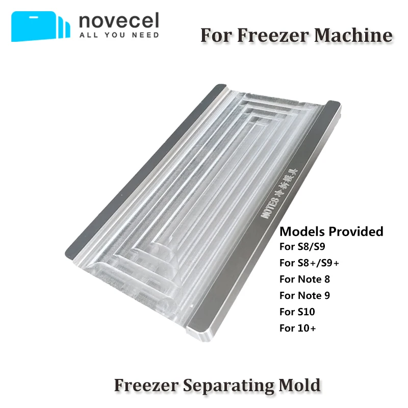Novecel Separate Mold Working with Freezer for Samsung S10 S10+ S9 S9Plus Note8 9 S8 s8+ Freezer Molds
Novecel Separate Mold Working with Freezer for Samsung S10 S10+ S9 S9Plus Note8 9 S8 s8+ Freezer Molds