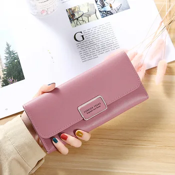 2020 new Long Purses for women coins Solid leather wallet women trifold slim ladies wallet purse Multi card slots Woman's purse 
2020 new Long Purses for women coins Solid leather wallet women trifold slim ladies wallet purse Multi card slots Woman's purse