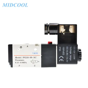 Solenoid Valve 3V200 Series 3V210 3V220 220V 110V 24V 12V 3 port 2 position Terminal/Grommet type Single / Double solenoid
Solenoid Valve 3V200 Series 3V210 3V220 220V 110V 24V 12V 3 port 2 position Terminal/Grommet type Single / Double solenoid