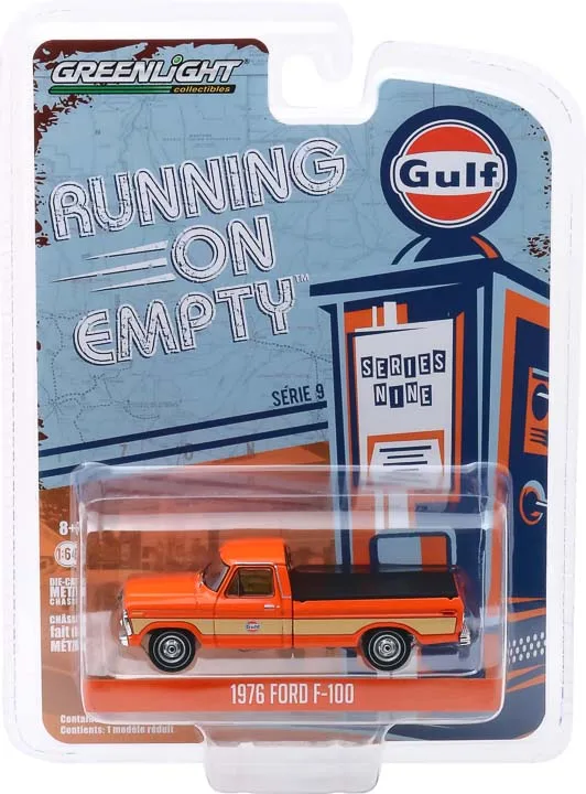 GreenLight 1:64 1976 Ford F-100 w чехол для кровати модель автомобиля из сплава металлические