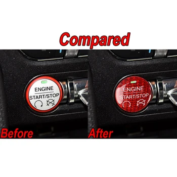 Engine Start/Stop Switch button cover For Ford Mustang 2015-2019 Carbon Fiber Truck Interior Controls Parts
Engine Start/Stop Switch button cover For Ford Mustang 2015-2019 Carbon Fiber Truck Interior Controls Parts