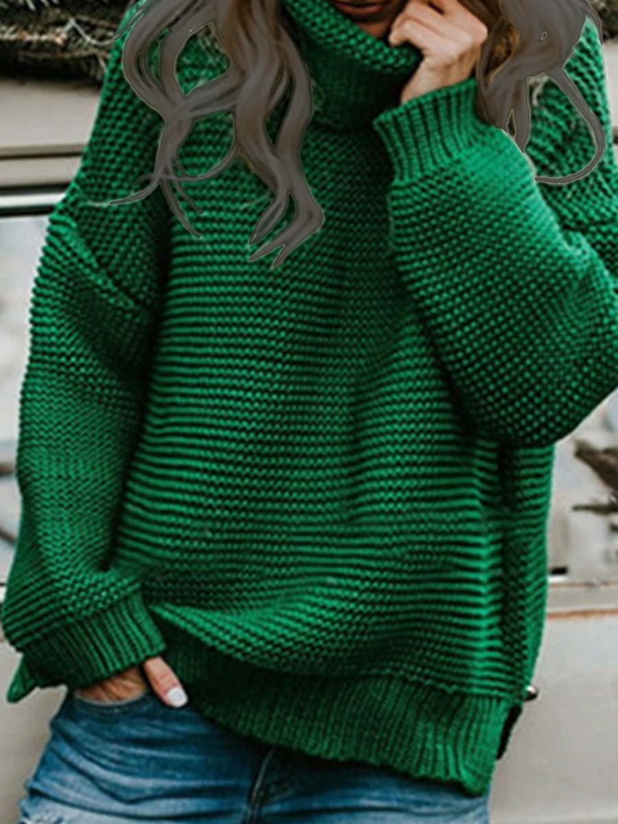 2019 winter new turtle collar loose accessories plain sweater pullover solid color warm warm ladies sweater loose pullover
2019 winter new turtle collar loose accessories plain sweater pullover solid color warm warm ladies sweater loose pullover