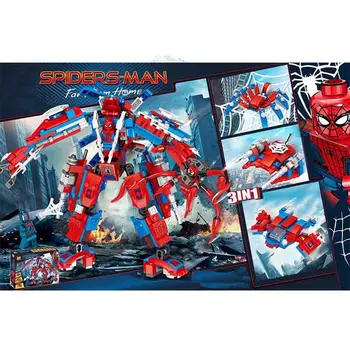 3 IN 1Avengers 4 Spider Man Mech Building Blocks Bricks Boy Toys 
3 IN 1Avengers 4 Spider Man Mech Building Blocks Bricks Boy Toys