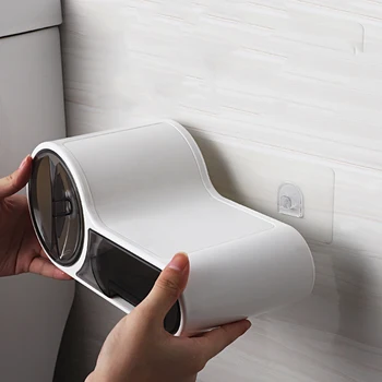 Multifunctional Punch-Free Plastic Tissue Box Toilet Waterproof Tissue Rack Home Bathroom Accessories
Multifunctional Punch-Free Plastic Tissue Box Toilet Waterproof Tissue Rack Home Bathroom Accessories