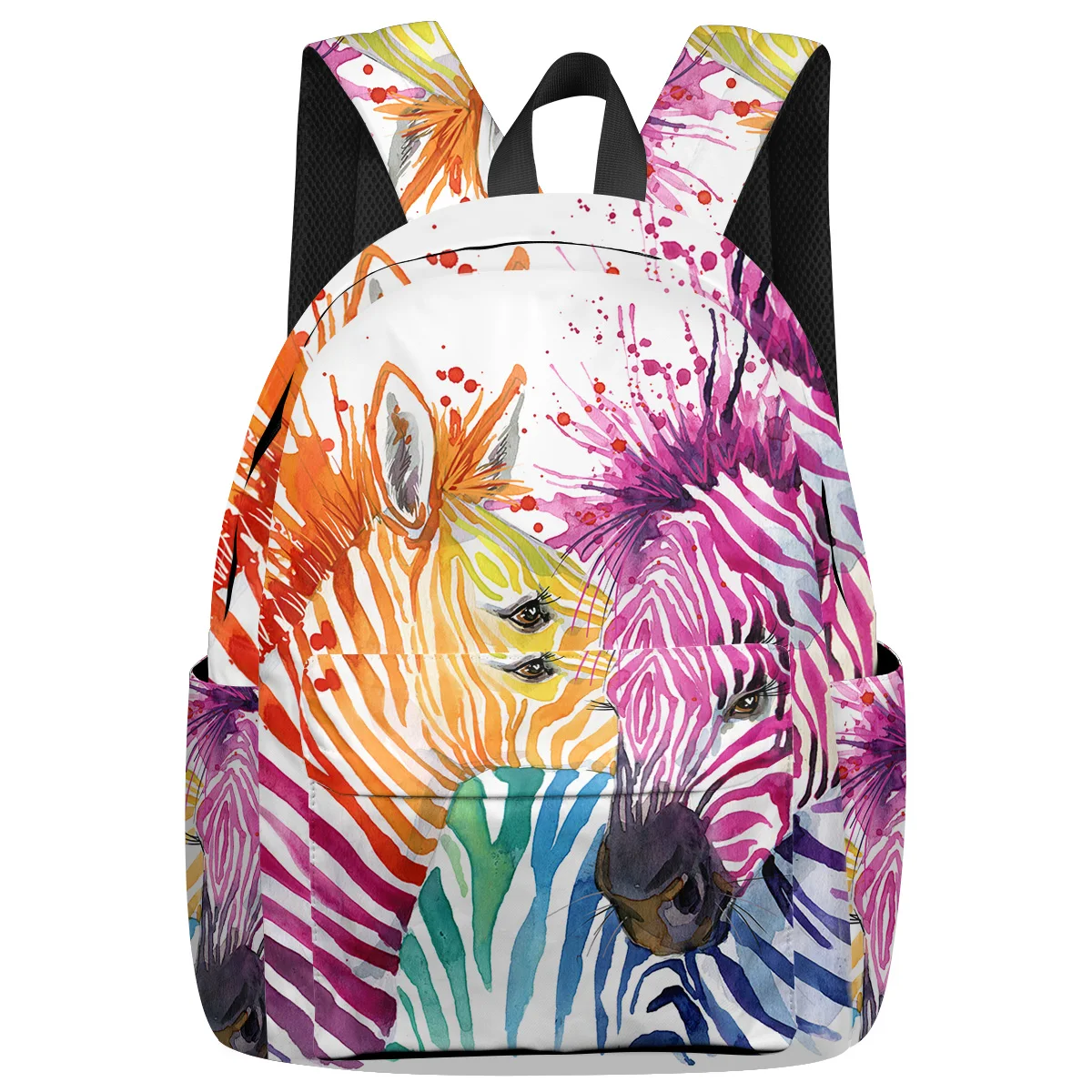 WHEREISART Colorful Zebra Oil Painting Style Backpacks Backpack With Wheels Bottle Side Pockets Computer Backpack Water-Repellen
WHEREISART Colorful Zebra Oil Painting Style Backpacks Backpack With Wheels Bottle Side Pockets Computer Backpack Water-Repellen