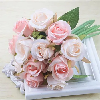 12pcs/lots Artificial Rose Flowers Wedding bouquet White Pink Thai Royal Rose Silk flowers Home Decoration Wedding Party Decor
12pcs/lots Artificial Rose Flowers Wedding bouquet White Pink Thai Royal Rose Silk flowers Home Decoration Wedding Party Decor