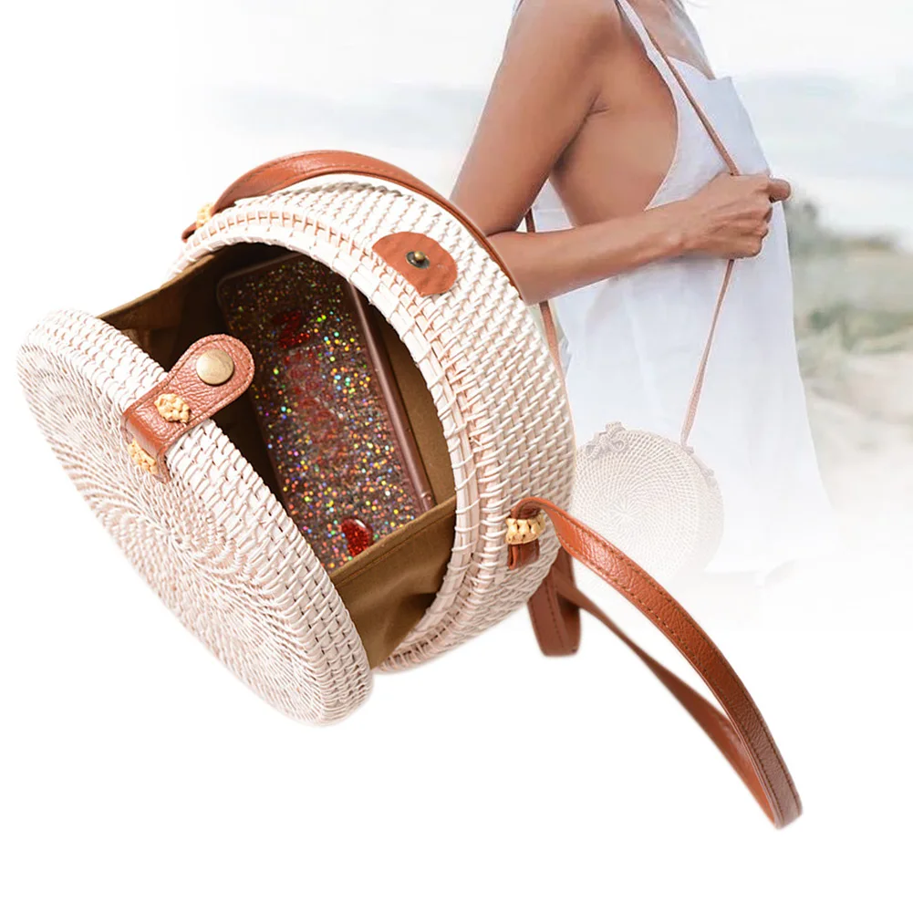 2019 Newly Handmade Straw Rattan Shoulder Bag Zipper Pouch Adjustable Strap Wicker Round Bag O66
2019 Newly Handmade Straw Rattan Shoulder Bag Zipper Pouch Adjustable Strap Wicker Round Bag O66