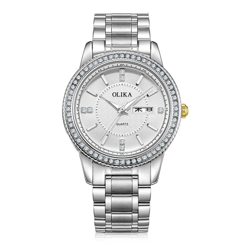 Hot Cross Border Watch Men's Fashion Diamond Inlaid Couple's Watch Waterproof Stainless Steel Quartz 2021 Watch Women's Hair
Hot Cross Border Watch Men's Fashion Diamond Inlaid Couple's Watch Waterproof Stainless Steel Quartz 2021 Watch Women's Hair