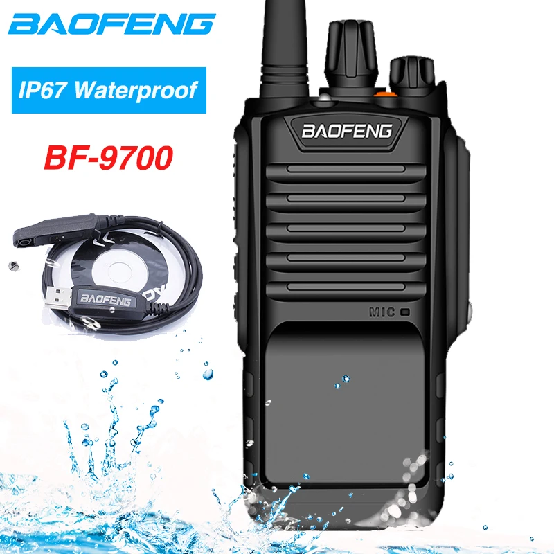 Baofeng BF 9700 Waterproof Walkie Talkie 8W 2800mAh Portable CB Ham Radio Two Way rádio UHF VHF FM Transceiver BF9700 рация
Baofeng BF 9700 Waterproof Walkie Talkie 8W 2800mAh Portable CB Ham Radio Two Way rádio UHF VHF FM Transceiver BF9700 рация