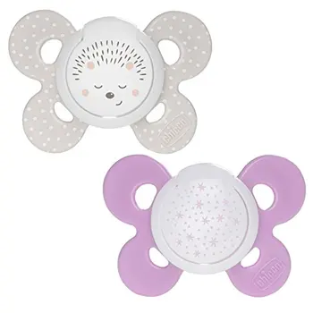 Chicco Physio Comfort - Pack de 2 chupetes de silicona 16-36 m, color rosa (diseños surtidos)
Chicco Physio Comfort - Pack de 2 chupetes de silicona 16-36 m, color rosa (diseños surtidos)