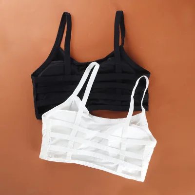 

New Arrival Women's Sexy Bralette Caged Back Cut Out Strappy Padded Bra Bralet Vest Crop Top