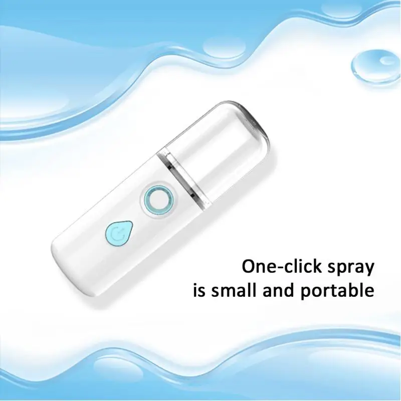 15ml Facial Sprayer Ultrasonic Mist Spray USB Face Mister Portable Face Humidifier Handy Facial Spray Moisturizer Facial Steamer