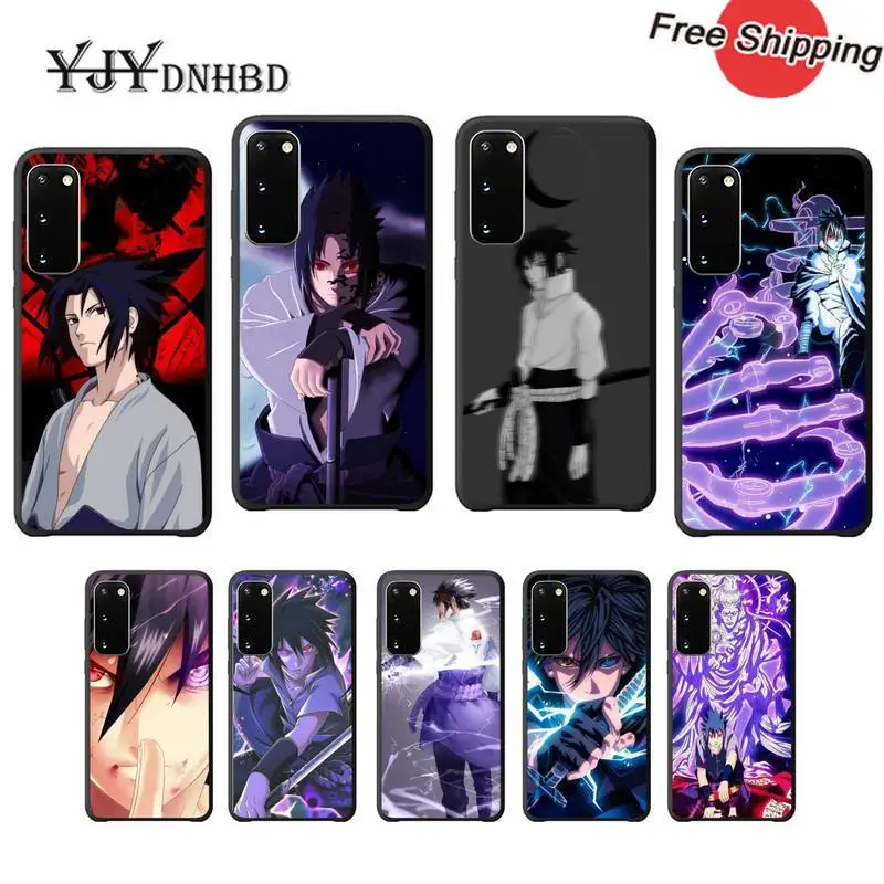 YJYDNHBD Sasuke Naruto Мягкий ТПУ черный чехол для Samsung galaxy s6 s7 edge s8 s9 s10 lite s20 ULTRA plus