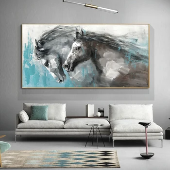 Handmade Oil Painting Canvas Paintings Running Horse Painting Wall Art Vintage Animals Acrylic Painting Abstract Home Decor 
Handmade Oil Painting Canvas Paintings Running Horse Painting Wall Art Vintage Animals Acrylic Painting Abstract Home Decor