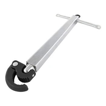 Telescoping Basin Wrench, Capacity of 3/8-Inch to 1-1/4-Inch, Basin Wrench Telescopic Long Reach 10-Inch to 17-Inch
Telescoping Basin Wrench, Capacity of 3/8-Inch to 1-1/4-Inch, Basin Wrench Telescopic Long Reach 10-Inch to 17-Inch