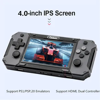 RS-63 Retro Game Console 4.0 Inch IPS Screen Open Source Portable Handheld Video Game Consoles Support HDMI/Dual Controllers
RS-63 Retro Game Console 4.0 Inch IPS Screen Open Source Portable Handheld Video Game Consoles Support HDMI/Dual Controllers