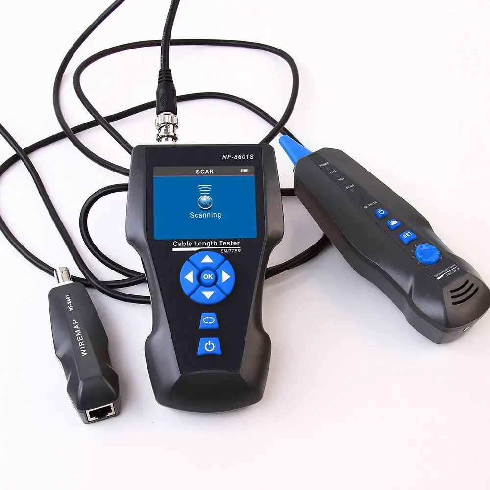 KKMOON RJ11 RJ45 TDR Tester Network Cable Tester Tracker LAN Cable Length Telephone Tracker POE/PING Voltage Detector NF-8601S
KKMOON RJ11 RJ45 TDR Tester Network Cable Tester Tracker LAN Cable Length Telephone Tracker POE/PING Voltage Detector NF-8601S