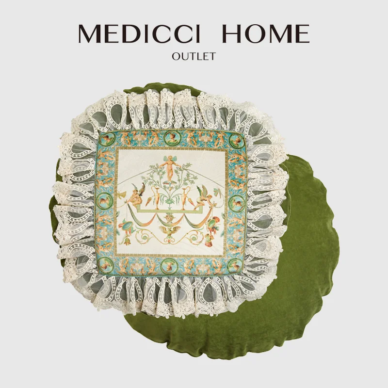 Medicci Home Round Throw Pillow Cover Renaissance Style Vintage Design Cushion Cases Sofa Living Room Family Office Decorative
Medicci Home Round Throw Pillow Cover Renaissance Style Vintage Design Cushion Cases Sofa Living Room Family Office Decorative